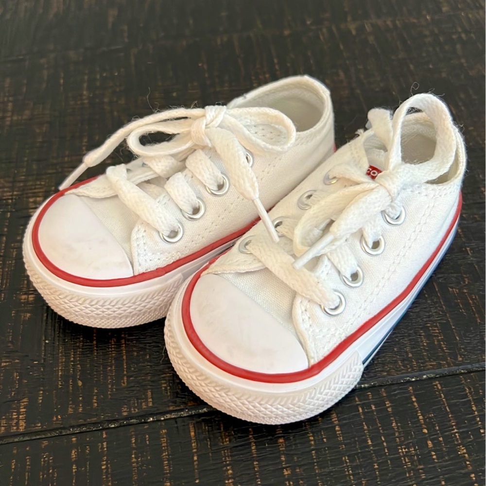 Baby Toddler Converse White Sneaker Shoes